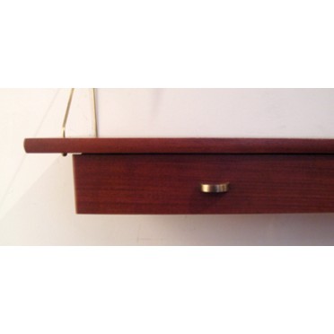 Danish Teak Two Drawer Shelf